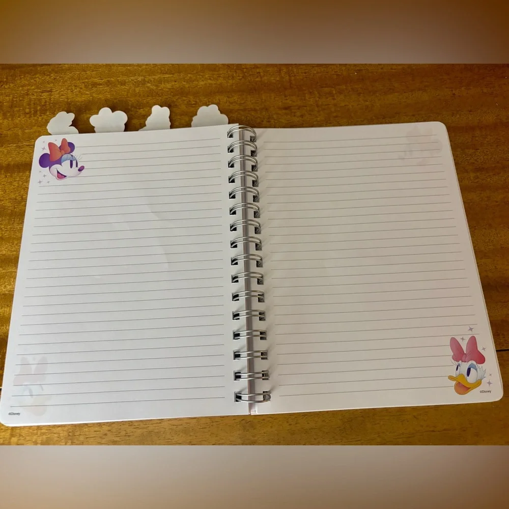 Disney Tabbed Notebook with Minnie Mouse & Daisy Duck